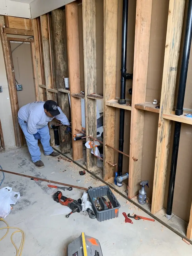 Commercial rough-in plumbing for Trenchless Sewer Repair in Voyager Village West